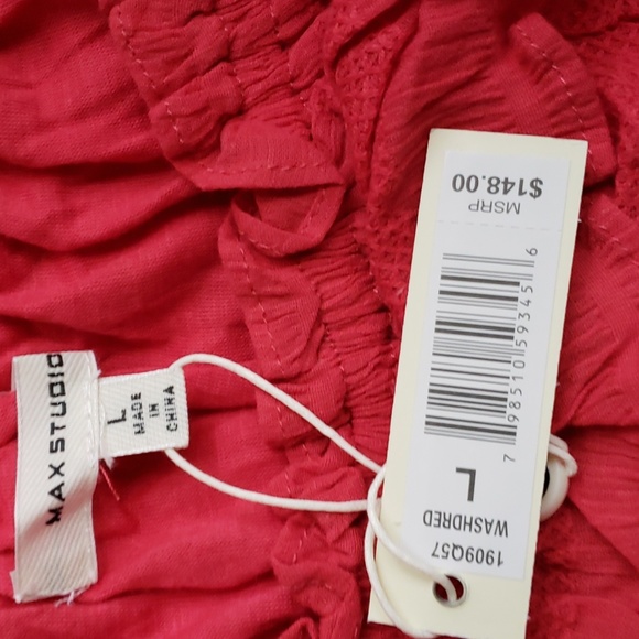 NEW Max Studio Ruffle Sleeveless Tiered Dress - Picture 10 of 14